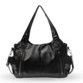 Grand sac à main femme format A4, bandoulière amovible, noir