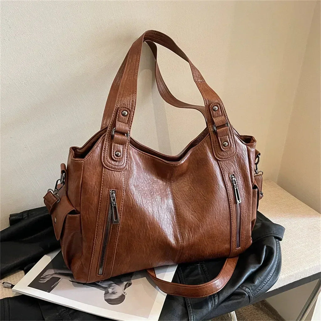 Grand sac à main femme format A4, bandoulière amovible