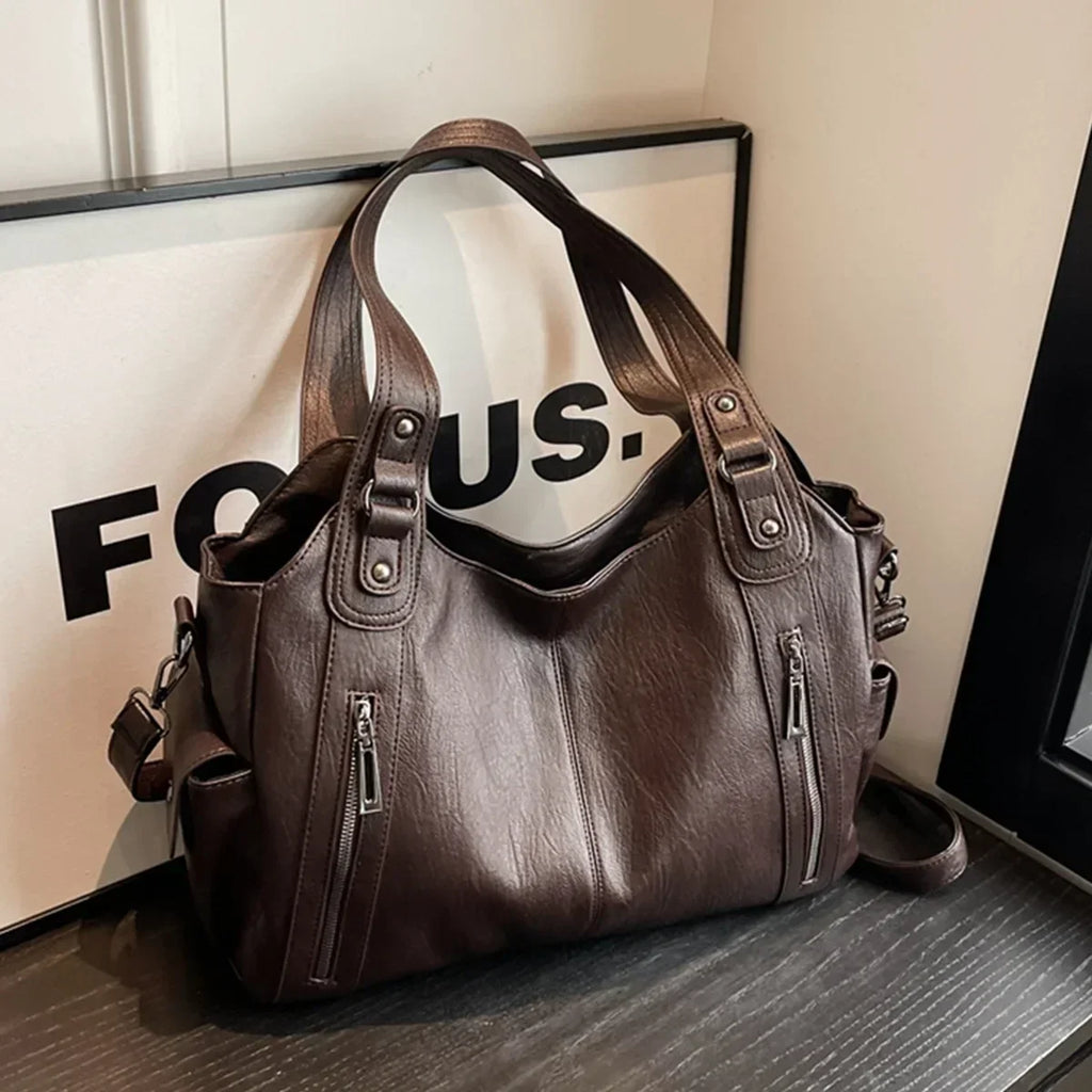 Grand sac à main femme format A4, bandoulière amovible