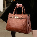 Sac à main femme effet croco en similicuir, bandoulière amovible