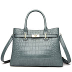 Sac à main femme effet croco en similicuir, bandoulière amovible, vert