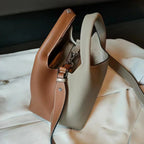 Sac à main femme bicolore ou uni, pochette intérieure amovible