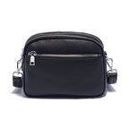 Sac à main femme en cuir forme enveloppe, six coloris, noir