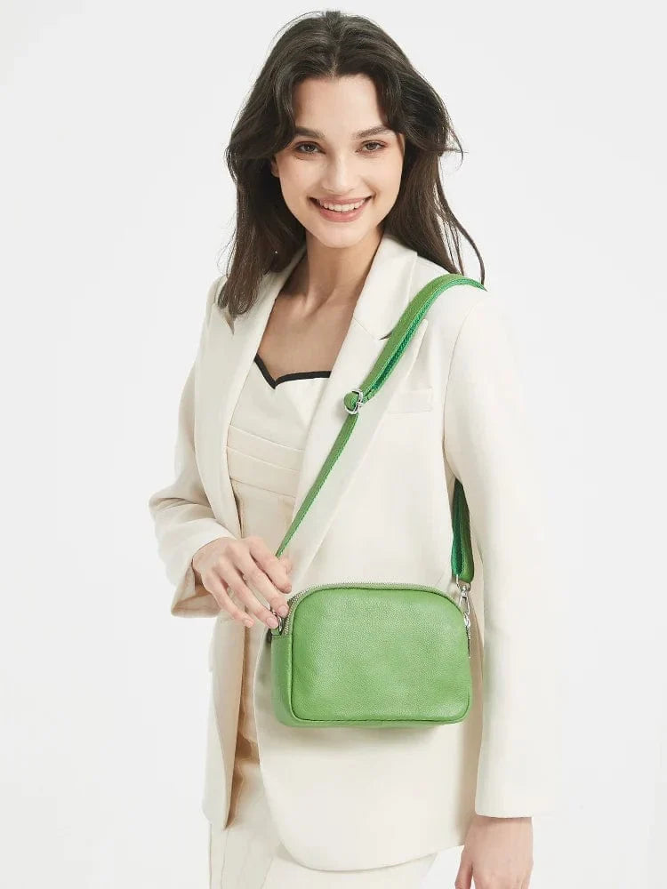 Sac à main femme en cuir forme enveloppe, six coloris