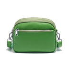 Sac à main femme en cuir forme enveloppe, six coloris, vert clair