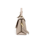Sac à main femme en similicuir, poche zippée et fermoir