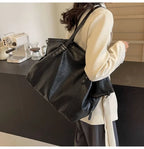 Grand sac cabas femme en similicuir pour les cours et le bureau