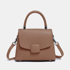 Sac à main femme en cuir, 26 x 20 x 10 cm, six coloris, marron