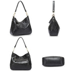 Sac à main en cuir souple femme, bandoulière amovible