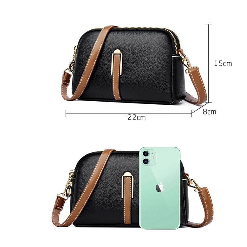 Sac à main femme en similicuir végan, bandoulière ajustable