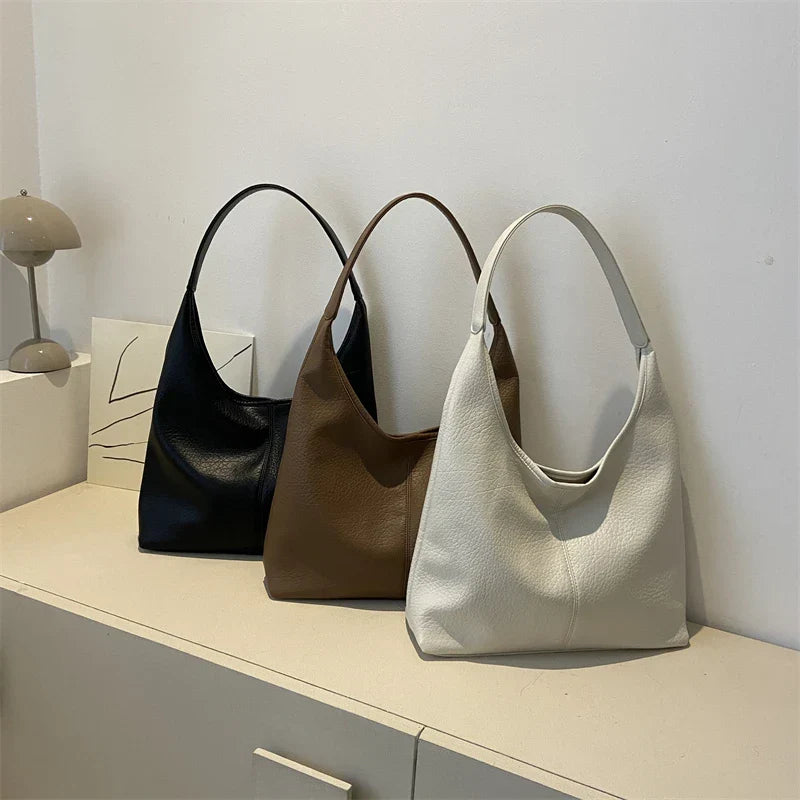 Sac à main femme en similicuir aspect vieilli, 34 x 35 x 10 cm