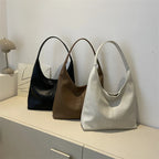 Sac à main femme en similicuir aspect vieilli, 34 x 35 x 10 cm