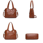 Sac à main femme en similicuir, bandoulière amovible, six coloris