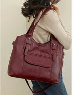 Sac à main femme en similicuir, bandoulière amovible, six coloris