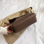 Grand sac à main femme à rabat en similicuir, 40 x 23 cm