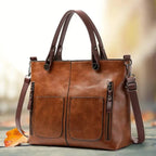 Sac à main femme épuré, marron, noir ou gris, marron