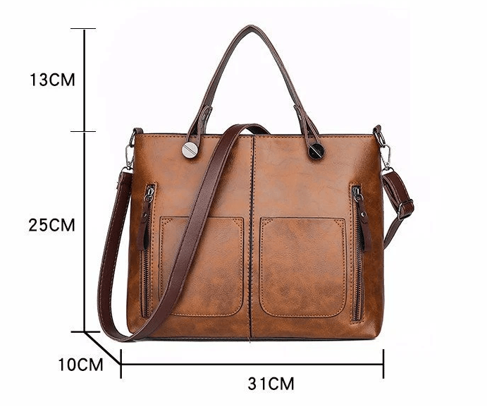 Sac à main femme épuré, marron, noir ou gris