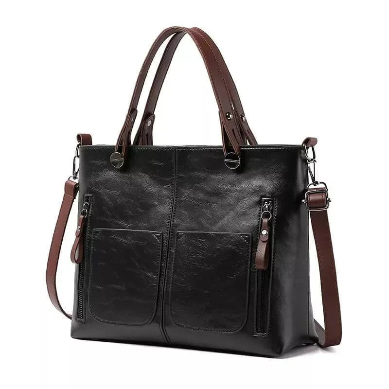 Sac à main femme épuré, marron, noir ou gris
