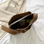 Sac porté épaule femme en similicuir mat, anse réglable