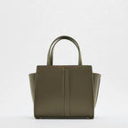 Sac à main femme en similicuir, noir ou vert, format moyen, vert