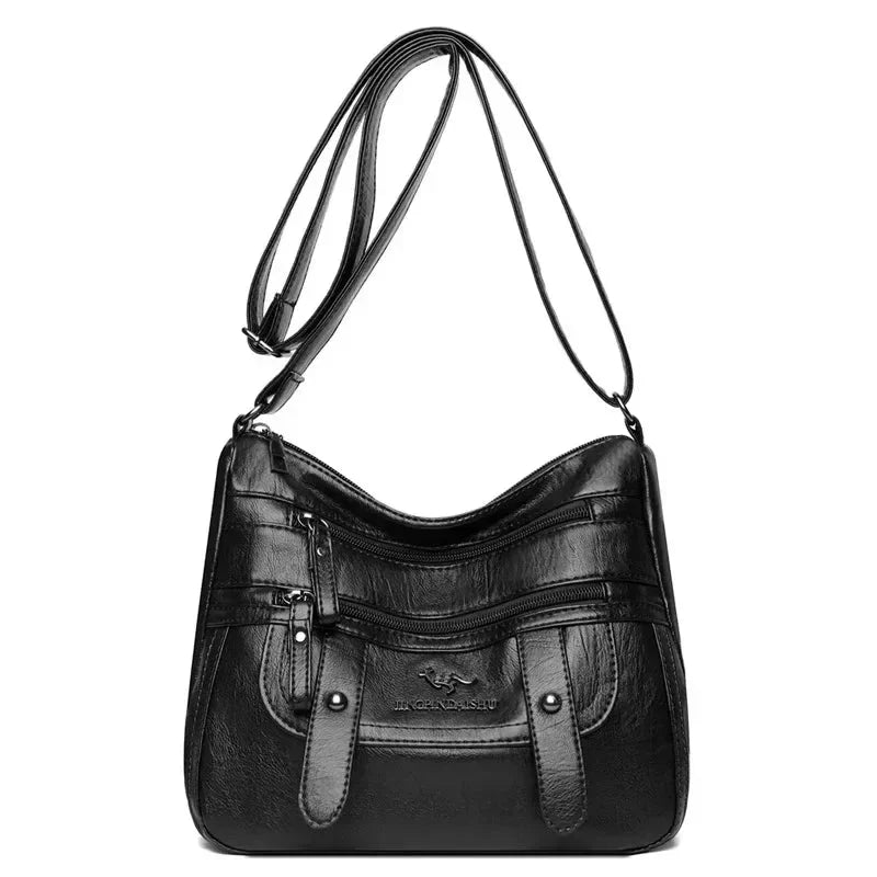 Sac à main structuré femme, poignées et bandoulière amovible