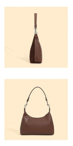 Petit sac à main femme en daim et cuir, poignée courte