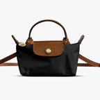 Sac à main femme à fermeture boucle, bandoulière ajustable, noir