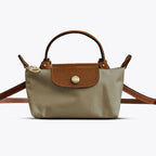 Sac à main femme à fermeture boucle, bandoulière ajustable, kaki
