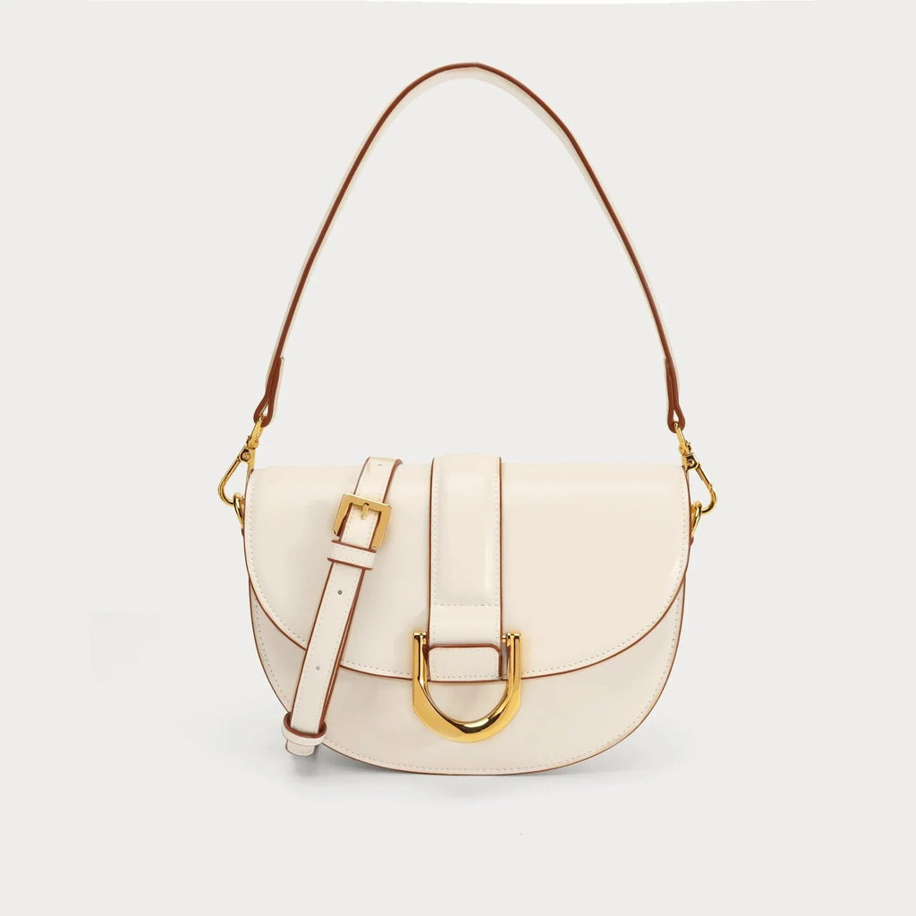 Sac à main femme en similicuir à compartiments, trois coloris, beige