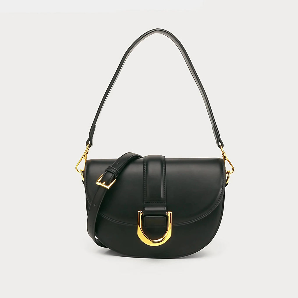 Sac à main femme en similicuir à compartiments, trois coloris, noir