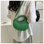 Mini sac matelassé femme en similicuir, anses arrondies