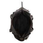 Grand sac à main femme format A4 en similicuir, fini vieilli