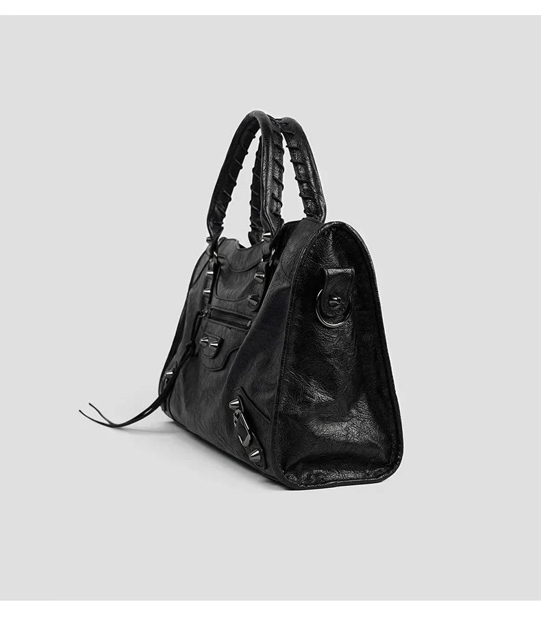 Sac à main femme en similicuir, bandoulière amovible, quatre formats