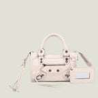 Sac à main femme en similicuir, bandoulière amovible, quatre formats, beige