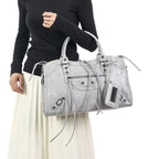 Sac à main femme en similicuir, bandoulière amovible, quatre formats