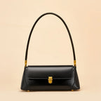 Sac porté épaule femme forme enveloppe, loquet doré