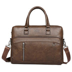 Sac professionnel femme en similicuir pour ordinateur, café