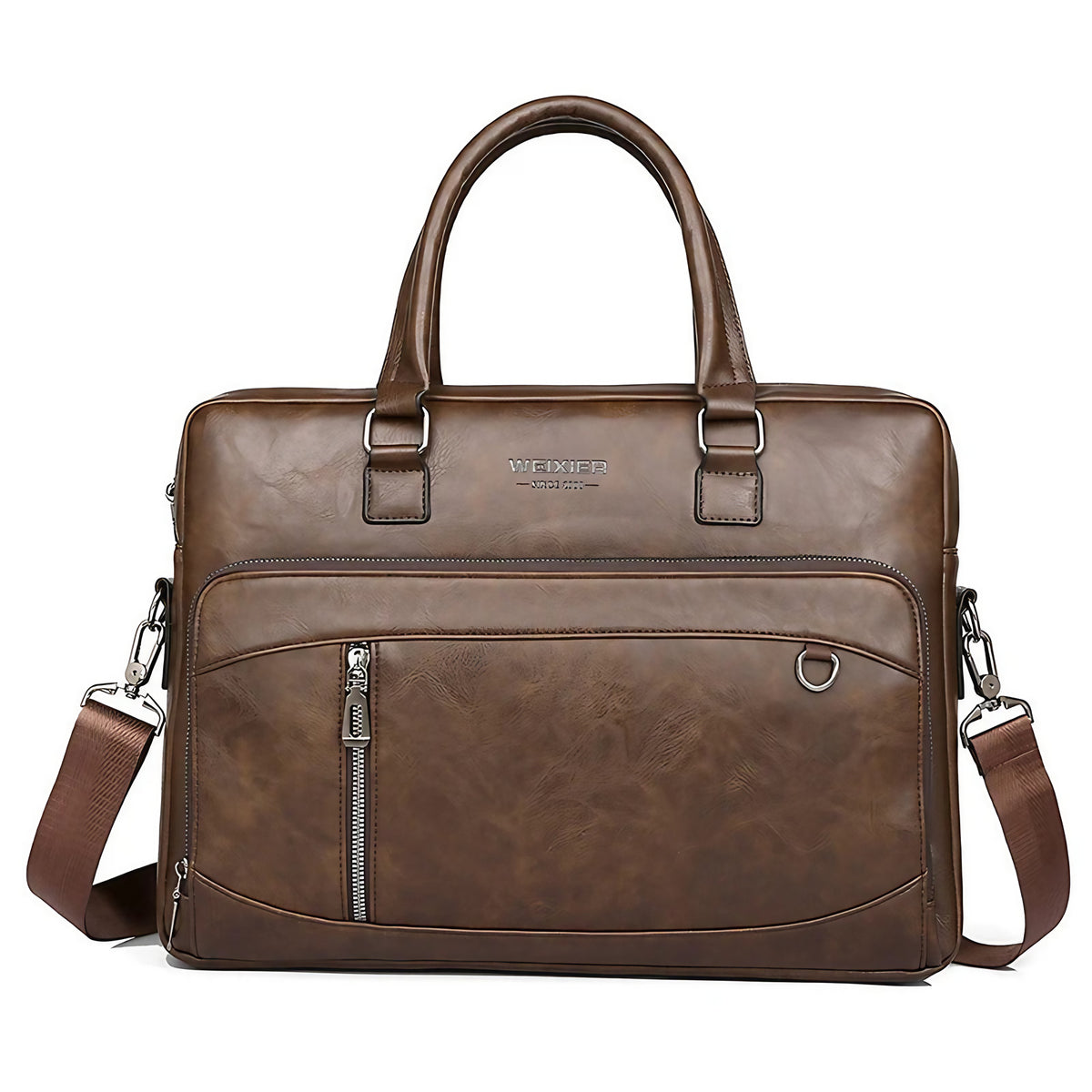 Sac professionnel femme en similicuir pour ordinateur, café
