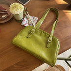 Sac rectangulaire rétro femme à anses amovibles, 25 x 14 cm