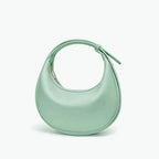 Sac à main rond femme, anse réglable, 26 x 24 cm, sept coloris, vert