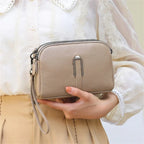 Sac à main femme en similicuir à poignées, cinq coloris