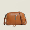 Sac à main femme en similicuir à poignées, cinq coloris, marron