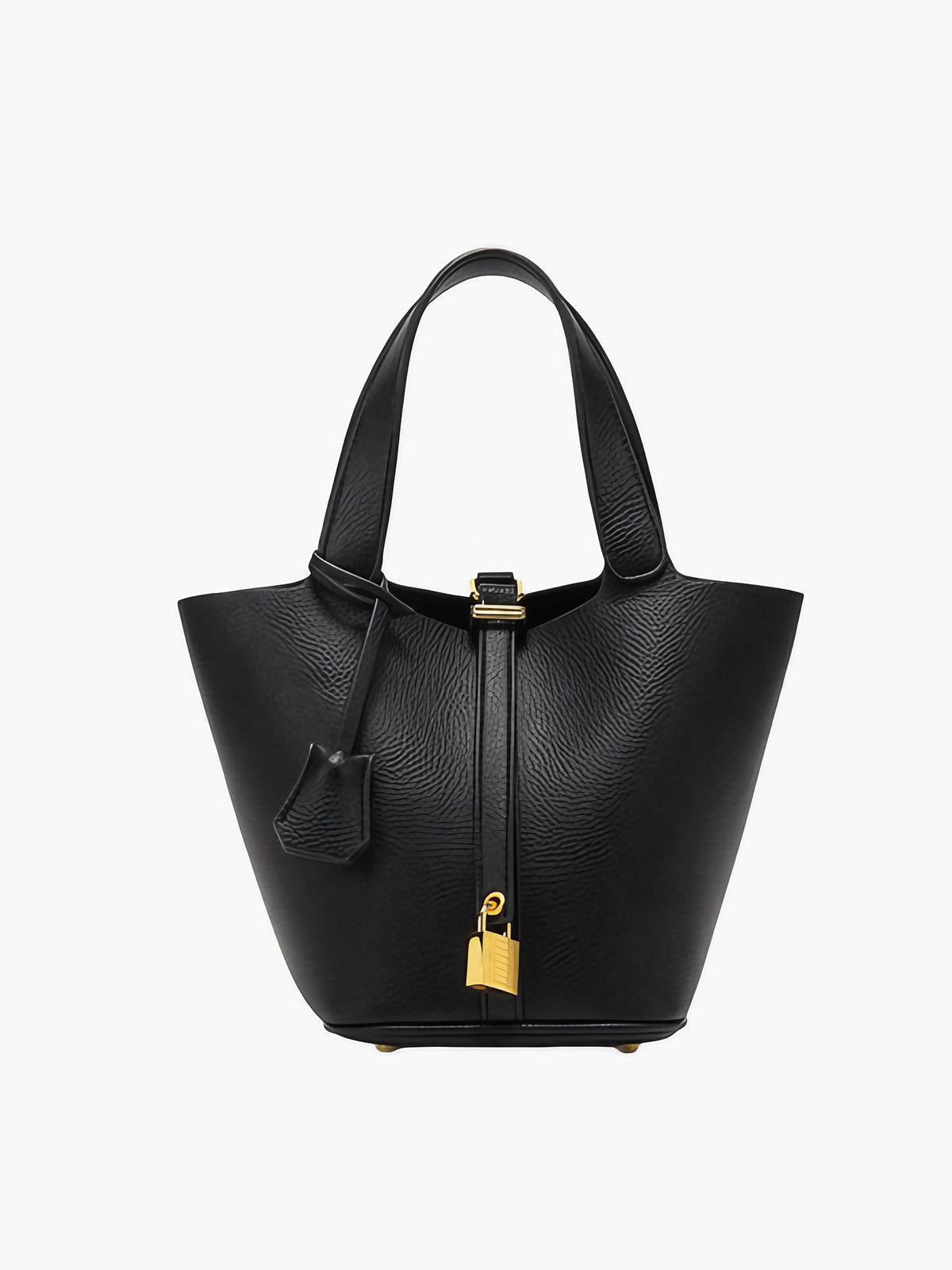 Sac à main structuré femme en cuir, poignées courtes, zippé, noir