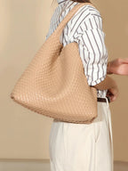 Sac à main tressé femme en forme de pyramide, onze coloris