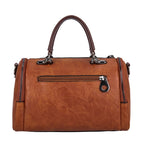 Sac bowling femme vintage à double anse et bandoulière amovible