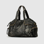 Sac fourre-tout vintage femme en similicuir vieilli