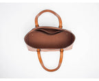 Sac de cours femme à grandes anses, 32 x 26 cm, noir ou camel
