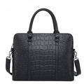 Sac ordinateur femme en similicuir, 14 pouces, 40 cm, noir