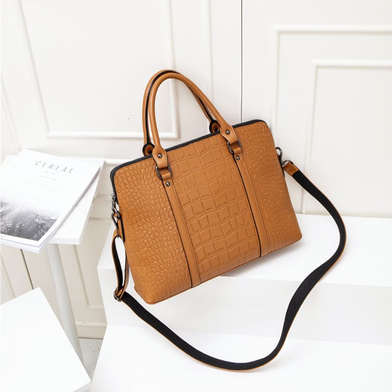 Sac ordinateur femme en similicuir, 14 pouces, 40 cm