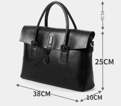 Sac ordinateur femme en cuir, 14 pouces et tablette